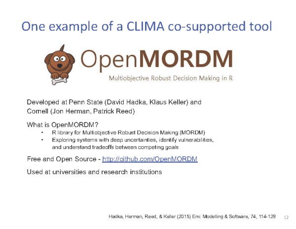 CLIMA presentation page 12