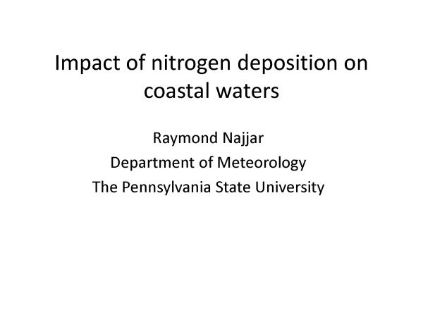 EarthTalks Fall 2014 - Najjar presentation - page 01